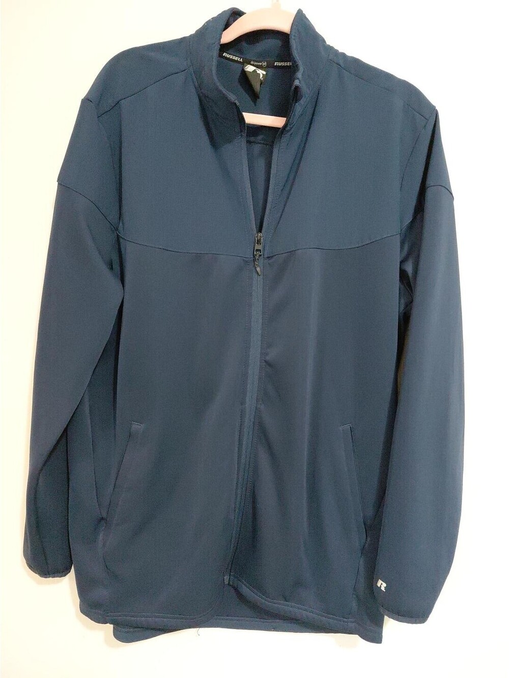 Russell Dri Power 360 Navy Full Zip Jacket Size L G
